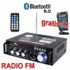 Wzmacniacz HiFi radio pilot 600W BT USB 12V/230V [23010000749]